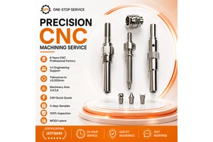 Custom CNC Machined Sensor Probe Pins Connectors-Stainless Steel High Precision For Turned Shafts Diamond Knurled Machining