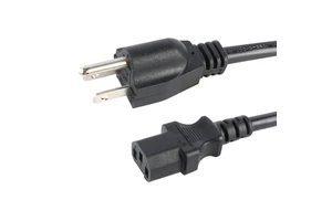 NEMA5-15P to IEC C13 Electrical coil cables Spiral curly cable Coiled power cord