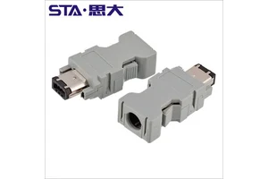 Sunchu Servo Motor SCSI Connector IEEE 1394 Connector 3M 6P Male Solder Type Cable