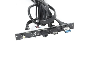 Custom Front Panel USB 3.0+USB 3.1+HD Audio Output Cable Computer Case Front I/O Assembly Cable