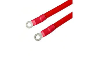 Custom Flexibility Silicone 10AWG Wire RED Insulated Connector Hookup Wire O-ring Ring Crimp Terminal Cable
