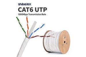 Industrial 305m Roll CAT6 UTP Cable Green PVC Jacket Cross Frame LAN Network Wire for Home Office Cat 6 Ethernet Cable