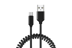 Coil Usb Charging Cable Spiral Data Usb c Coil Retractable Cable