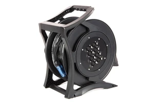 SND532 Yinyu DDP RTS Professional XLR Snake Cable Trolley Cart with Locking Drum Aluminum Splitter for Live Sound Stage Studio