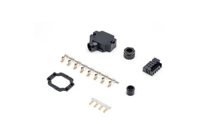LECHUAN S6-L-M107-3.0 630 Series Power Connector 6P Black PA66 Housing Inovance Servo Motor Connector SDC-06T Brass Contact