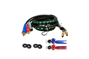 12ft 3 In 1 Abs Air Line Trailer Cable 3 In 1 Air Line Hose Kit Semi Truck Trailer Hose Semi Truck