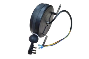 3.5M UK Plug 13A 250V Mini Power Cable Reel Extension Cord With Retractable Power Reel