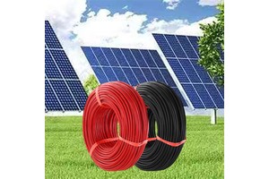 Tinned Copper Low Voltage Solar Cable 1 KV Voltage XLPE Insulation IP68 Rated for Power Station Renewable Energy Projects