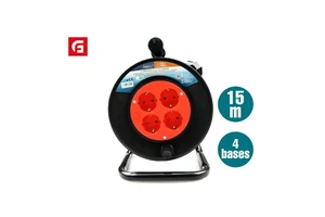 4-Outlet Cable Reel 15 m - Electrical Accessories