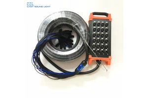 Customized 24 Channel XLR Audio Snake Cable with Stage Box and Dust Cover