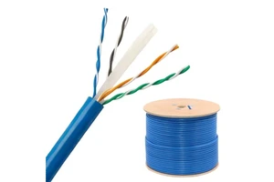 Network utp cable cat 6 305m box 23awg solid copper full cooper CCA cctv camera snake Cat6 data cable Ethernet cat6 on reel