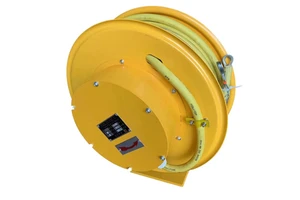 Compact Durable Steel Industrial Cable Reel with Stripped Female End for Industrial Equipment and Control Cable