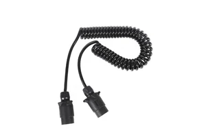 Waterproof Spiral Extension Cable 7 Core Trailer Connector Plug Cable