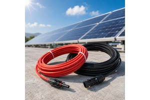 Solar Photovoltaic Cable 14AWG/12AWG/10AWG with Solar Connector Tinned Copper Core TUV Certified Insulated Solar Cable Wire