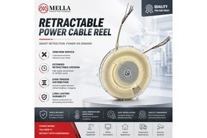 Mella Custom Length Retractable Cable Reel Type C Extension Cord Usb Cable Reel Spring Cord Reels