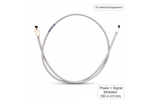 8C Hybrid Medical Charging Extension Cable Power + Signal Twisted Pair Shielded FEP TPU Tinned Copper Medical Grade For Medical