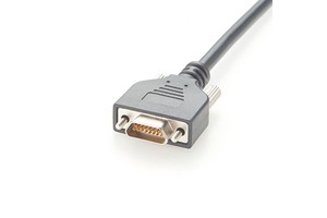 Micro-D15 Industrial PVC Low Voltage Camera I/O Trigger Cable IP44 With Molex 83422-9007