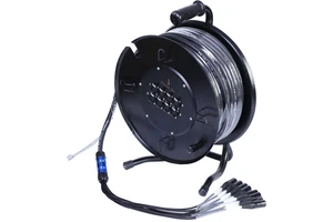 AUDIO XLR 30M Snake Cable Multi-Channel Audio Signal for Car 8-Way Stage Lighting Copper Conductor PVC Insulation