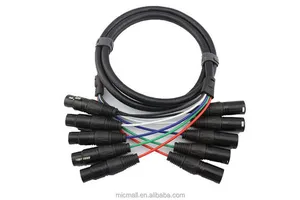 Multi Head Xlr 3pin Audio Cable Connection Cable Stage Conversion Box Adapter Cable