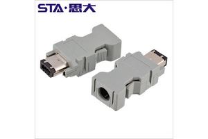 Servo Drive Encoder Plug SM-6P/10P 6E Male and Female Connector CN3 Yaskawa Mitsubishi 1394 Connector