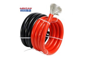 Flexible Silicone Wires for Energy Storage Battery 2/3/4/6/8/10/12/14/16/18AWG 3239 200 Degrees 3KV Soft and Insulated