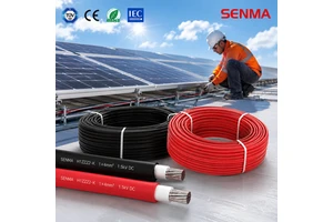 Certificated PV1-F Solar Wire Cable Aluminum Conductor with XLPO Insulation and Jacket