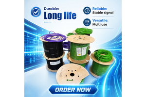 Original Siemens 6XV1840 2AH10 4 Core Shielded Industrial Ethernet Cable for PROFINET Network.