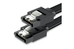 OEM for SATA Cable III 6Gbps 40CM Straight Bend HDD SSD Data Cable with Locking Latch Available in Bulk Orders