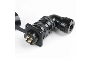 YD28-4-7-15-YDB28K4TS Elbow 90 Degrees Aviation Plug Connectors Encoder Socket Servo Motor Male/Female Rated 50A 10A 25A