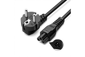 Manufacturer Supply Custom Length EU Power Cables IEC C5 Mickey Mouse Industrial Equipment Power Cord