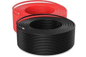 ST OEM factory TUV-2.5 black 100m/roll DC Power Solar wire and cable Single for Solar Energy System