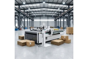 Oscillating Flatbed Cutting Machine for Banners PP Hollow Board Card Digital Sample CNC Making Cutting Machine Cutter