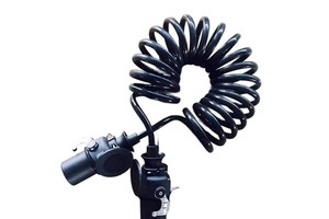 New A&J Brand 7 Way Electric Power Spiral Wire Trailer Coil Cord Cable ABS 7 Pin Connector ABS EBS Trailer Parts & Accessories