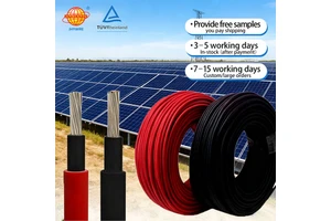 For for Industrial Solar PV Cable 4mm2 XLPE Oxygen-Free Copper Conductor Low Voltage DC Cable for Construction Automotive