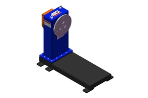 L-type Single Axis Rotary Turntable with PLC Control & Servo Drive for Custom Non-standard Mechanical Adapter Connector Welding