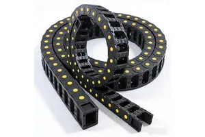 Yodel Industrial Towing 45*60 Moving Conveyor Cable Carrier 45x60 CNC Nylon Plastic Electric Cable Drag Chain For Lathe