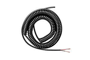 2 Core Spiral Cable 2 Wire Electric Spring Cable 14awg 16awg 18awg 20awg Coil Power Cord Expandable Wire Cable