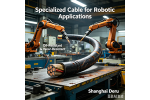 Outdoor Industrial Copper PVC Torsion-Resistant Multi Core Shielded Robot Cable (TRVVP) for Building Cable Carrier Systems