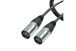 Shielded Cat6 EtherCON RJ45 Cable Professional Rugged Locking Ethernet Connector for Stage Lighting Live Sound Studio Audio DMX
