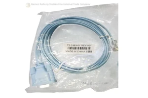New Db9 to Rj45 6ft Flat Ribbon Roll-over Cable, Networking 72-3383-01 New Original Ready Stock Industrial Automation Pac