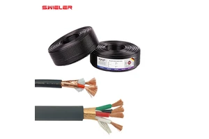 High Quality 4-Conductor Speaker Audio Cable 1.5/2.5/4.0mm Nl4/Nl8 Speakon Wire Copper 2/4-Core HIFI Speaker Cable Roll 100M