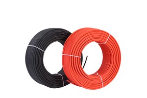 Wholesale PV1500DC-AL Aluminum Alloy Conductor Halogen Free XLPO Solar Cable 6mm Photovoltaic Wire for Home Solar System