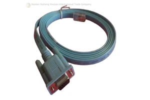 Db9 to Rj45 6ft Flat Ribbon Roll-over Networking Cable 74-3080-01 New Original Ready Stock Industrial Automation Pac Dedicated