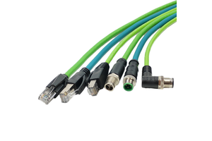GSEE Industrial 4.0 EtherCAT EtherNet M12 X Coded 4p D Code IP67 Circular Copper Housing RJ45 Cat6a Cat5e Camera PUR PVC Drag