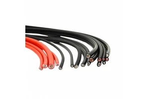 Highly Flexible Battery Silicone Cable 4AWG-18AWG Tinned Copper Low Voltage Yellow Qianhao Industrial Discharge/Charge