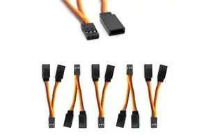 RC Servo Y Cable Splitter 3 Pin Connector JR Futaba Compatible Pure Copper Conductor IP65 Rated Extension for RC Cars & Planes