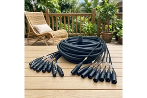 Hot 16-Way Multicore Cables XLR Audio Cable 16 Channel Snake Cables Stage Light Sound Signal Transmission Microphone Stock
