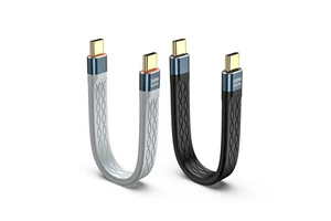 240W USB4 Type-C Cable 40Gbps 8K PD Fast Charge Thunderbolt3/4 Compatible 13cm MacBook Phone15 16 Pro for SSD Camera