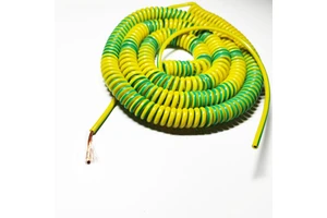1 Core*2.5.0mm2 Yellow-green Grounding Spiral Cable PDC Grounding Cable