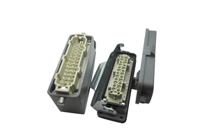 Industrial Modular Heavy-Duty Connector for Power 16-Pin 24-Pin for Robot Mechanics Rail Transit Cable Equipment Aluminum